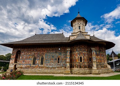 The Orthodox Monastery Of Moldovita In Romania