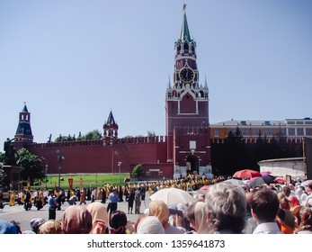 Orthodox Parade In Red Square In Moscow Kremlin