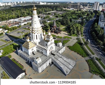 The Orthodox Temple-monument in honor of All Saints and in memory of the victims, the salvation of the Fatherland of our servants. Official church of the President of Belarus, Alexander Lukashenko.