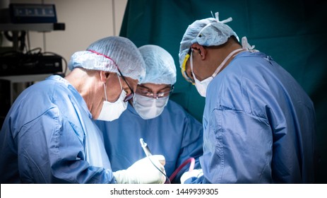 The Orthopaedic Surgeons Make The Operation