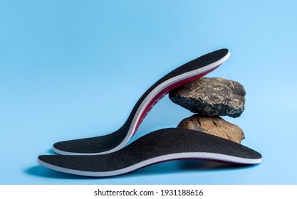 Orthopedic Insoles To Support The Foot.