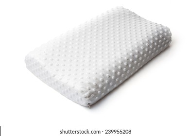 Orthopedic Pillow Isolated On White