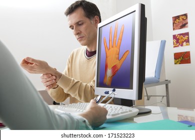 Orthopedics Consultation Man
