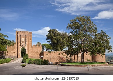 Orvieto, Terni, Umbria, Italy: the ancient Albornoz fortress which today houses the public gardens of the city

 - Shutterstock ID 2248157015