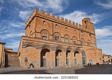 Orvieto, Terni, Umbria, Italy: the medieval Palazzo Del Capitano Del Popolo in the old town of the ancient Italian city of art - Shutterstock ID 2251582025