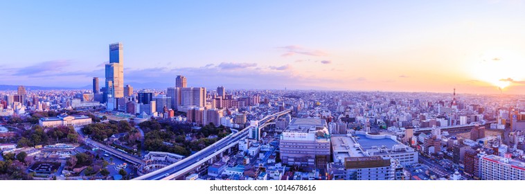 Osaka City Landscape, Japan