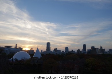 Osaka Dome City Scape Landscape