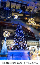 Osaka, Japan - Dec 24 2019 : GRAND WISH CHRISTMAS. The Winter Illumination Events In Osaka