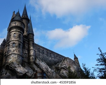 OSAKA, JAPAN- November 24: Harry Potter Castle On November 24, 2015 At Universal Studio In Osaka, Japan