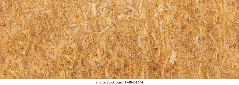 OSB texture. Chipboard sheet. It can be used as a background. Construction concept, fresh renovation, building materials - Shutterstock ID 1948451674