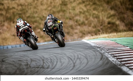 Oschersleben, Germany, June 09, 2019: Racing Motorbike Compete To FIM Endurance World Championship On 2019 Season
