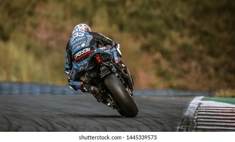 Oschersleben, Germany, June 09, 2019: Motorcycle Compete To FIM Endurance World Championship On 2019 Season
