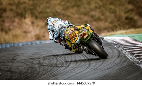 Oschersleben, Germany, June 09, 2019: Racing Motorbike Compete To FIM Endurance World Championship On Summer 2019
