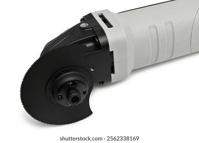 Oscillating multi-tool on white background
