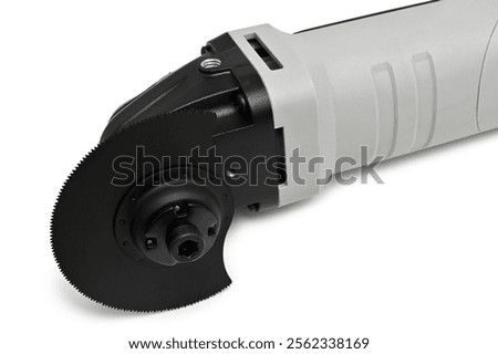 Oscillating multi-tool on white background