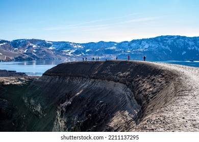 Oskjuvatn, Sometimes Called Lake Askja Due To Its Location In The Askja Caldera, Is A Vast Crater Lake In North Iceland