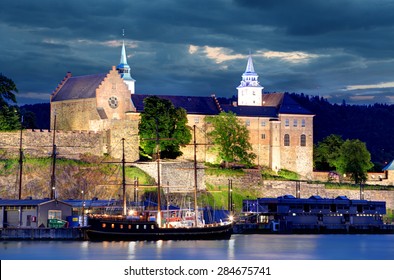 Oslo, Akershus At Night