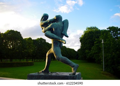 OSLO, NORWAY - 11.06.2016 - Historically Part Of Frogner Manor Vigeland Sculpture Park.