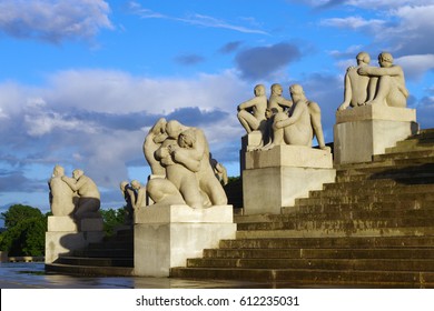 OSLO, NORWAY - 11.06.2016 - Historically Part Of Frogner Manor Vigeland Sculpture Park.