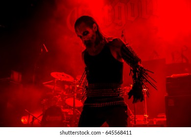 OSLO, NORWAY - APRIL 14: The Norwegian Black Metal Band Gorgoroth Perform Live On The Inferno Festival On April 14, 2017 In Oslo, Norway.
