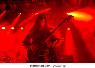 OSLO, NORWAY - APRIL 14: The Norwegian Black Metal Band Gorgoroth Perform Live On The Inferno Festival On April 14, 2017 In Oslo, Norway.
