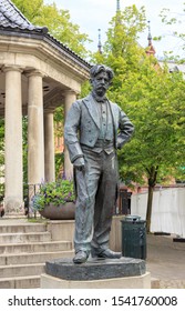 Oslo, Norway - June 24, 2019: Monument To Johan Halvorsen - Norwegian Violinist, Composer And Conductor