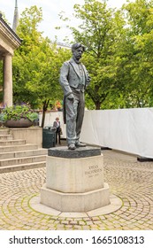 Oslo, Norway - June 24, 2019: Monument To Johan Halvorsen - Norwegian Violinist, Composer And Conductor