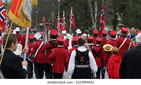 OSLO, NORWAY - May 17, 2017: A Parade On 17th May, Norways National Day