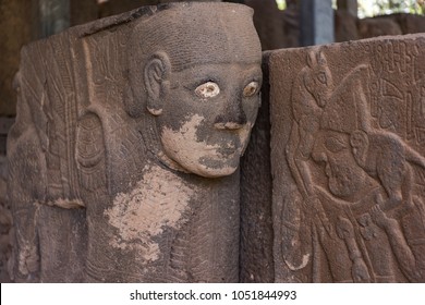 OSMANIYE-TURKEY, JUNE 24 2016, Gate Sphinx In Ancient Hittite Settlement In Southern Anatolia. B.C.1100. It Was A Common Belief That It Protected The City Against Enemies.