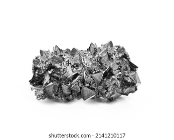osmium fragment (Os) is a metallic chemical element belonging to the group of platinum metals that is located, used electrical conductors - Shutterstock ID 2141210117