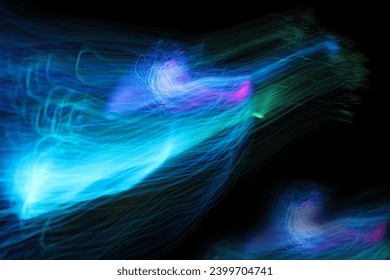 Osmos in Blues. ICM Photography for fine art prints and abstracts.
