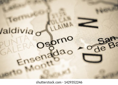 Osorno. Chile On A Map