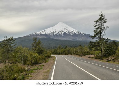 Osorno Volcano Visible From Vicente Pérez Rosales National Park