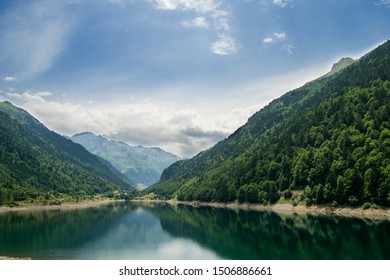 Ossau Valley In The Pyrenees