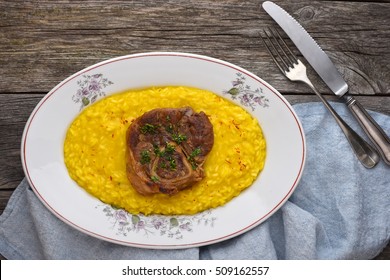 Ossobuco With Saffron Risotto