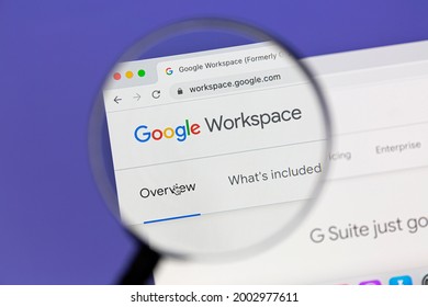 Ostersund, Sweden - June 2, 2021: Google Workspace website. Google Workspace is the same service as G Suite.