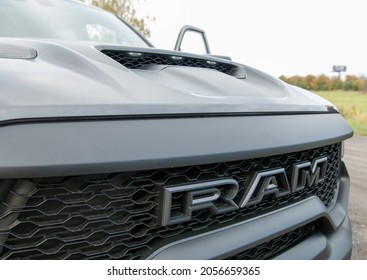 Ostrava, Czech Republic, 10.12.2021, Dodge RAM 1500 TRX 