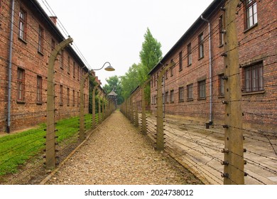 Oswiecim, Poland - July 11th 2018. The Auschwitz concentration camp in Poland