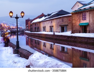 Otaru Canel In The Winter