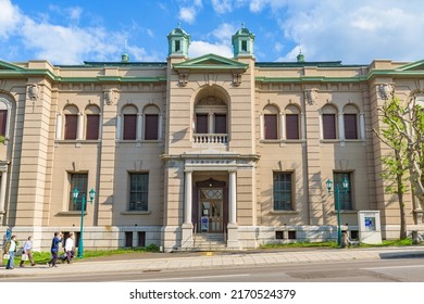 OTARU, JAPAN - MAY 20, 2022: The Bank Of Japan Otaru Museum Is Housed In The Original Otaru Branch Building, Designed By Kingo Tatsuno And His Protege, Uheiji Nagano And Completed In 1912.