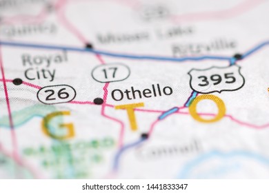 Othello On A Geographical Map Of USA