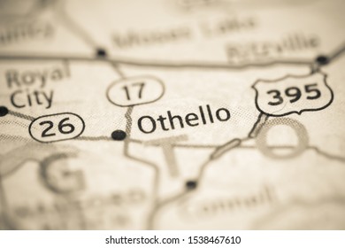 Othello On A Geographical Map Of USA