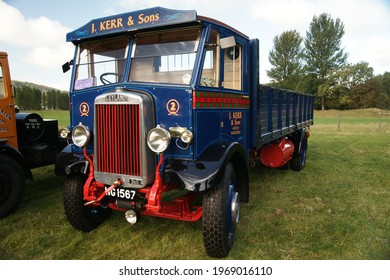 Otley, West Yorkshire, England - September 12th 2010: Old Leyland Motors Lorry Model Bull