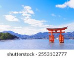 The Otorii of Itsukushima Shrine, a World Heritage Site in Hiroshima Prefecture, Japan

"Itsukishima Shrine" is written in Japanese on the forehead of the torii.