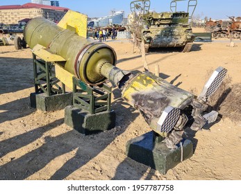 OTR-21 Tochka Soviet Tactical Ballistic Missile - Baku, Azerbaijan, 04-16-2021