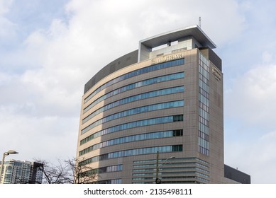 Ottawa, Canada - February 27, 2022: University Of Ottawa Building In Canada.