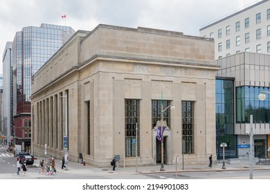 Ottawa, Canada - July 2022 : View Of The Bank Of Canada Building