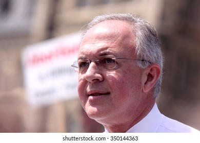 OTTAWA, Canada - MAY 13,2010: Carl Anderson, Supreme Knight Of The Knights Of Columbus, Speaks At A National Anti-abortion Rally In Ottawa.
