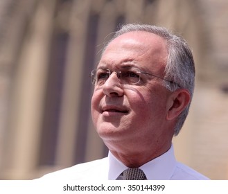 OTTAWA, Canada - MAY 13,2010: Carl Anderson, Supreme Knight Of The Knights Of Columbus, Speaks At A National Anti-abortion Rally In Ottawa.
