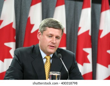 OTTAWA, CANADA ?? MAY 23, 2004: Stephen Harper is the 22nd prime minister of Canada.